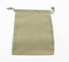 Chessex Dice Bag: Small Suede Cloth Grey CHX02371